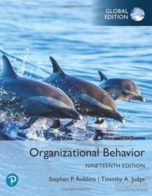 (正版) 组织行为学 Organizational Behavior (Global Edition) (19th ed) by Stephen Robbins, Timothy A. Judge(需预定或E版)