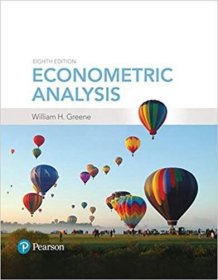 (正版)  计量经济分析 Econometric Analysis-8E   (需预定或E版)