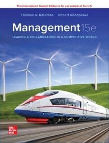 (正版) 管理：在竞争世界中的领导与合作 Management： Leading and Collaborating in A Competitive World-15e  (需预定或E版)