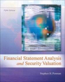 (正版)  财务报表分析与证券估值 Financial Statement Analysis and Security Valuation 5E (需预定或E版)