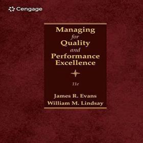 (正版) 质量管理与卓越绩效Managing for Quality and Performance Excellence 11th Edition by James Evans  (需预定或E版)