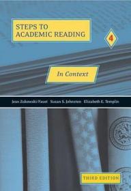 Steps to Academic Reading 4: In Context 原版現(xiàn)貨