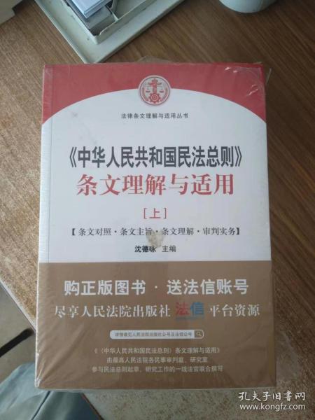 中华人民共和国民法总则 条文理解与适用（套装上下册）