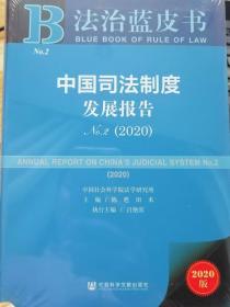 法治蓝皮书：中国司法制度发展报告No.2（2020）