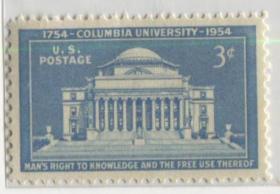 美国1954年哥伦比亚大学200周年纪念