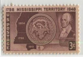 美国1948年密西西比州150周年纪念