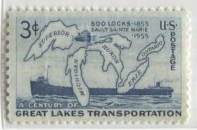 美国1955年大湖泊运输百年纪念