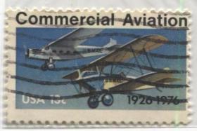 美国1976年民用航空50周年纪念