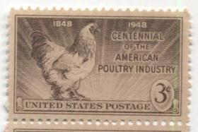 美国1948年家禽工业百年纪念