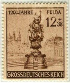 德国二战古典城市雕塑邮票