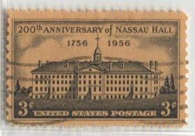 美国1956年巴哈马首都拿骚大楼200周年纪念