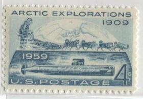 美国1959年北极探险50周年纪念