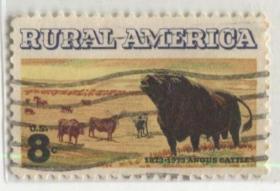 美国1973年农业牛养殖100周年纪念