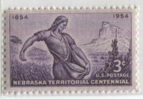 美国1954年内布拉斯加州百年纪念