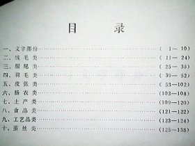 （1973年）《山西省对外贸易出口商品收购价格》（商品包括：土产）