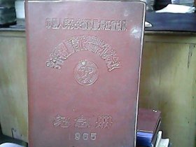 笔记本：（1965年）《中国人民公安部队黑龙江省总队——学习毛主席著作先进单位、积极分子代表会议纪念册》（插图为“上海风光”）