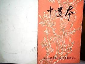 节目单：著名蒲剧表演艺术家张庆奎舞台生活五十年纪念演出 《十道本》