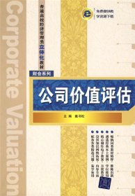 普通高校经济管理类立体化教材·财会系列：公司价值评估