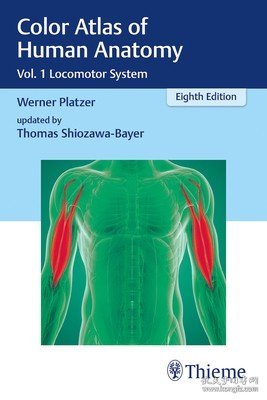 现货Color Atlas of Human Anatomy: Vol. 1 Locomotor System[9783132424432]