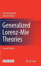 现货 Generalized Lorenz-Mie Theories (2017)[9783319468723]