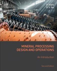 现货 Mineral Processing Design and Operations: An Introduction[9780444635891]