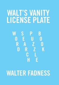 现货Walt's Vanity License Plate: Word Search Puzzle Book[9781524532949]