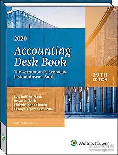 现货Accounting Desk Book (2020)[9780808053248]