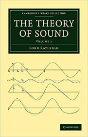 现货 The Theory of Sound (Cambridge Library Collection - Physical Sciences) [9781108032209]