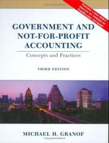 现货Government and Not-For-Profit Accounting: Concepts and Practices[9780471230090]