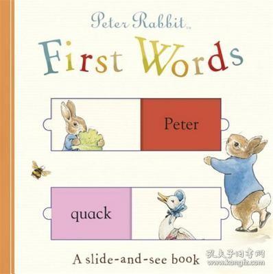 Peter Rabbit First Words: A Slide-and-See Book彼得兔的第一本词汇书