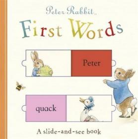 现货Peter Rabbit First Words a Slide and See Book[9780723268079]