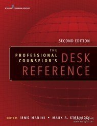 现货Professional Counselor's Desk Reference, Second Edition[9780826171818]