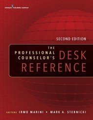 现货Professional Counselor's Desk Reference, Second Edition[9780826171818]