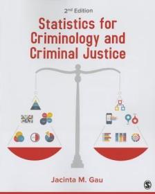 现货Statistics for Criminology and Criminal Justice[9781483378459]