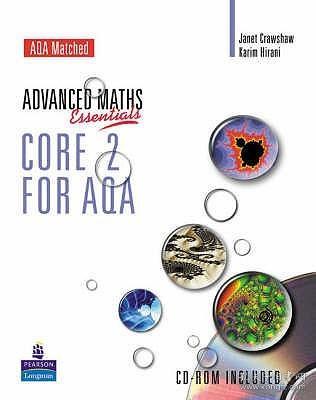 现货 A Level Maths Essentials Core 2 For Aqa Book And Cd-Rom (Aqa Gce Maths) [9780582836808]