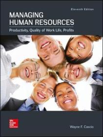 现货Managing Human Resources[9781259911927]