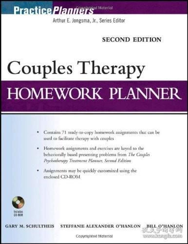 CouplesTherapyHomeworkPlanner(PracticePlanners)