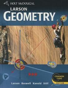 现货Holt McDougal Larson Geometry: Student Edition 2012 (Holt McDougal Larson Geometry)[9780547647142]