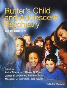 现货Rutter's Child and Adolescent Psychiatry[9781118381885]