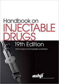 现货 Handbook on Injectable Drugs[9781585285594]