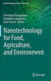 现货Nanotechnology for Food, Agriculture, and Environment (2020)[9783030319373]