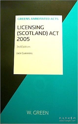 现货Licensing (Scotland) ACT 2005 (Revised)[9780414018204]