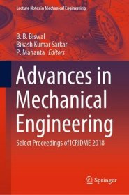 现货Advances in Mechanical Engineering: Select Proceedings of Icridme 2018 (2020)[9789811501234]