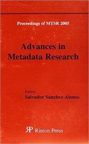 现货Advanced Metadata Research[9781589490505]