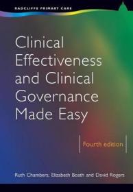 现货 Clinical Effectiveness And Clinical Governance Made Easy [9781846191466]