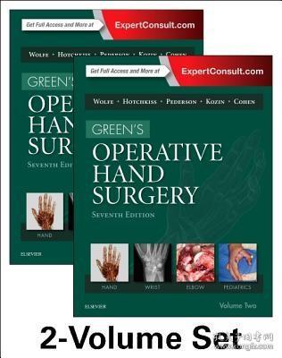 现货 Green''S Operative Hand Surgery, 2-Volume Set [9781455774272]