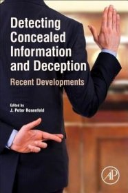 现货Detecting Concealed Information And Deception: Recent Developments[9780128127292]