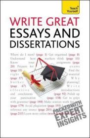 现货Write Great Essays and Dissertations (Teach Yourself)[9781444105087]