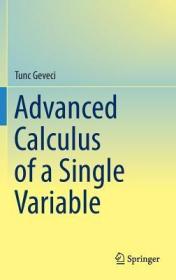 现货Advanced Calculus of a Single Variable (2016)[9783319278063]