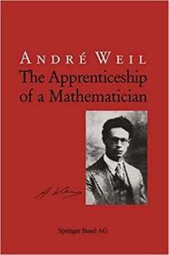 现货 The Apprenticeship of a Mathematician [9783034897075]